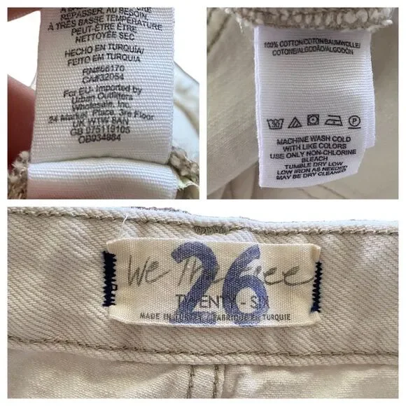 Free People Jesse carpenter short - sz 26 - high waisted - cotton - summer - Picture 4 of 10